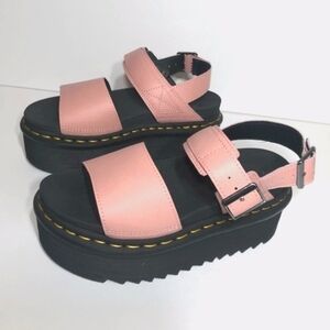 Pink Dr. marten sandals size 7